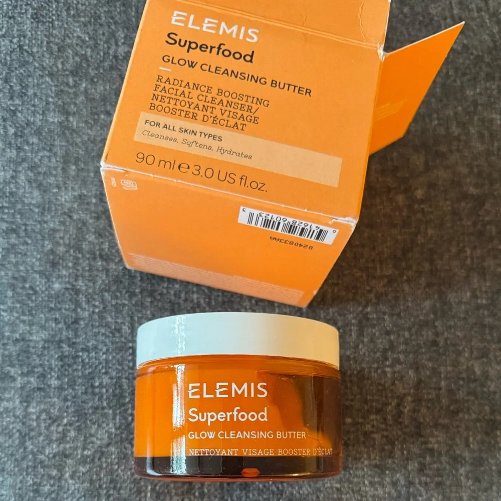 ELEMIS Superfood Glow Cleansing Butter 90ml NIB Radiance Cleanser - Picture 2 of 4